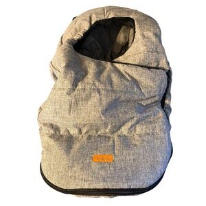 Liuliuby Flex CozyMuff Universal Footmuff Adjustable Length & Hood Gray WCCG0701